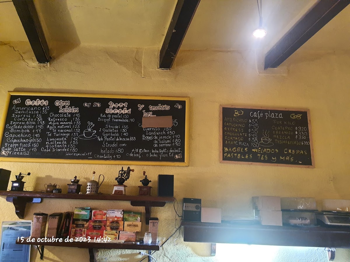 CAFÉ PLAZA Menu - Image 1